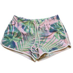 Victorias Secret Pink Tropical Leaf Print Lounge Shorts Size S